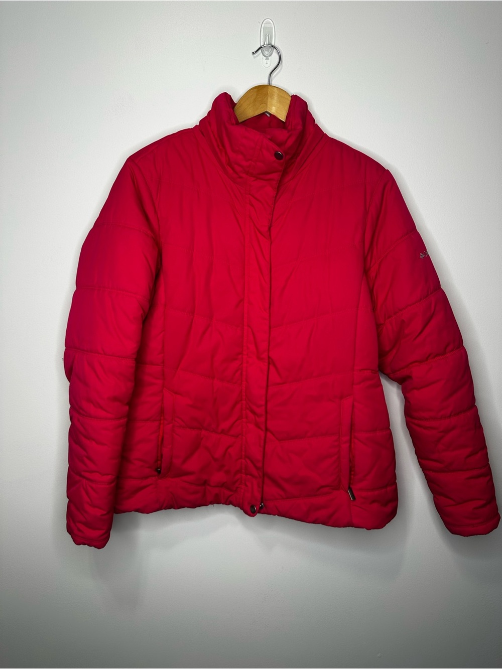 Columbia hot pink  Quilted Puffer Jacket xl
